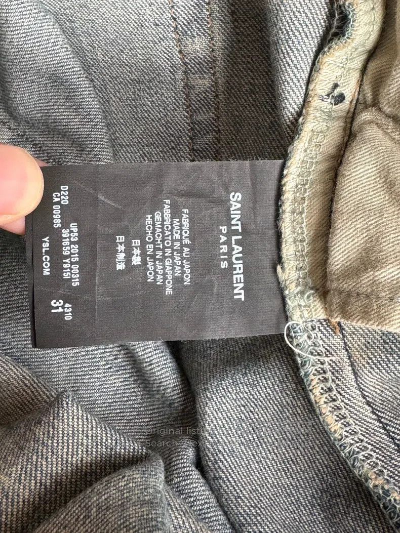 Saint Laurent Paris Saint Laurent Paris Jeans Size US 31 - 9 Thumbnail