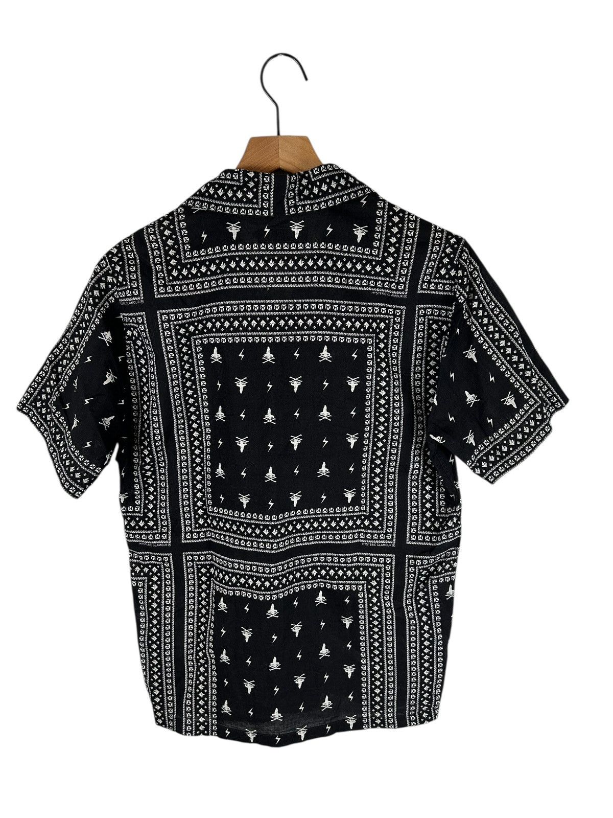 Hysteric Glamour Hysteric Glamour Skull Pattern S/S Shirt Size US M / EU 48-50 / 2 - 3 Thumbnail