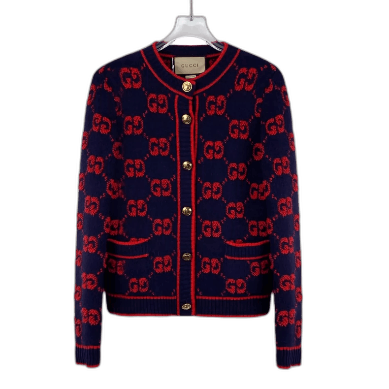 Gucci Gucci Colorful Logo Wool Cardigan Sweater-2505 Size XS / US 0-2 / IT 36-38 - 1 Thumbnail