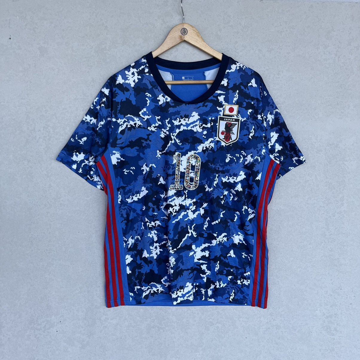 Other Vintage Japan 2018 World Cup Blue Football Shirt Size L Size US L / EU 52-54 / 3 - 1 Thumbnail