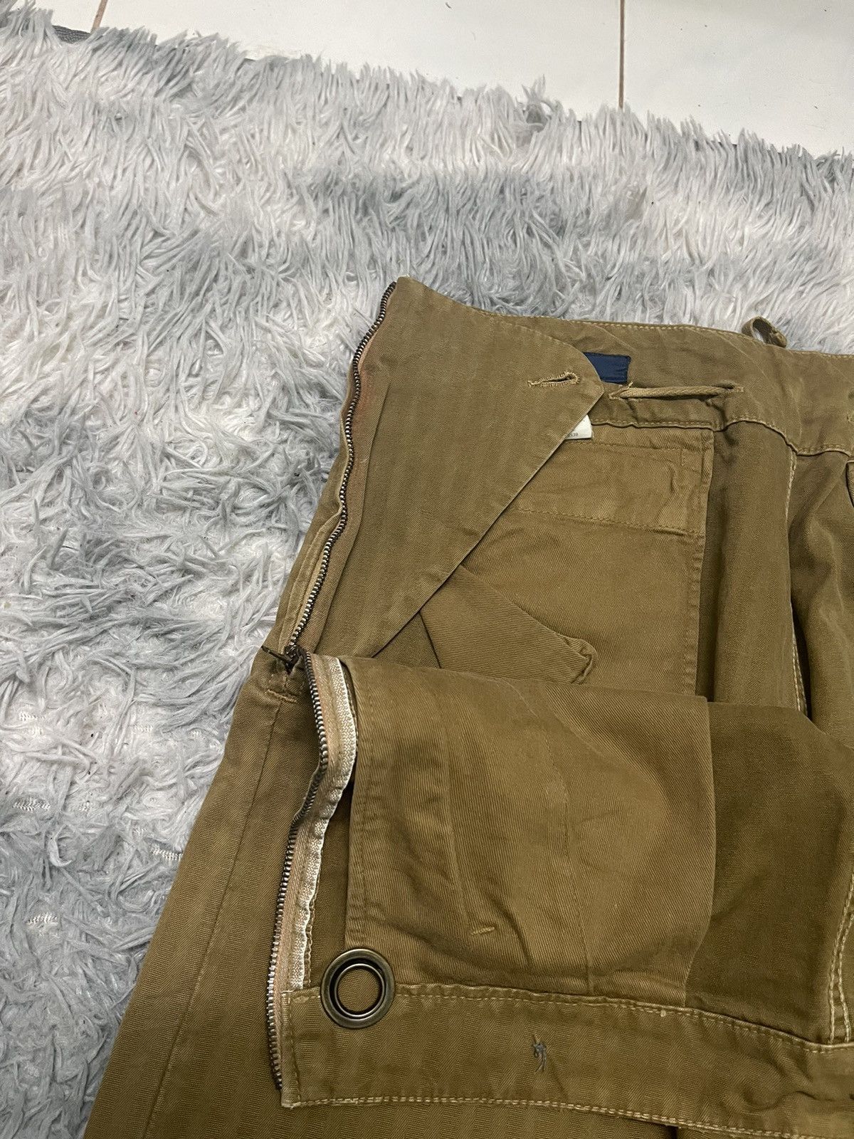 Kapital 🔥RARE🔥KAPITAL CROPPED PANT SIDE ZIPPER CHOPPED ON BOTTOM Size US 30 / EU 46 - 9 Thumbnail