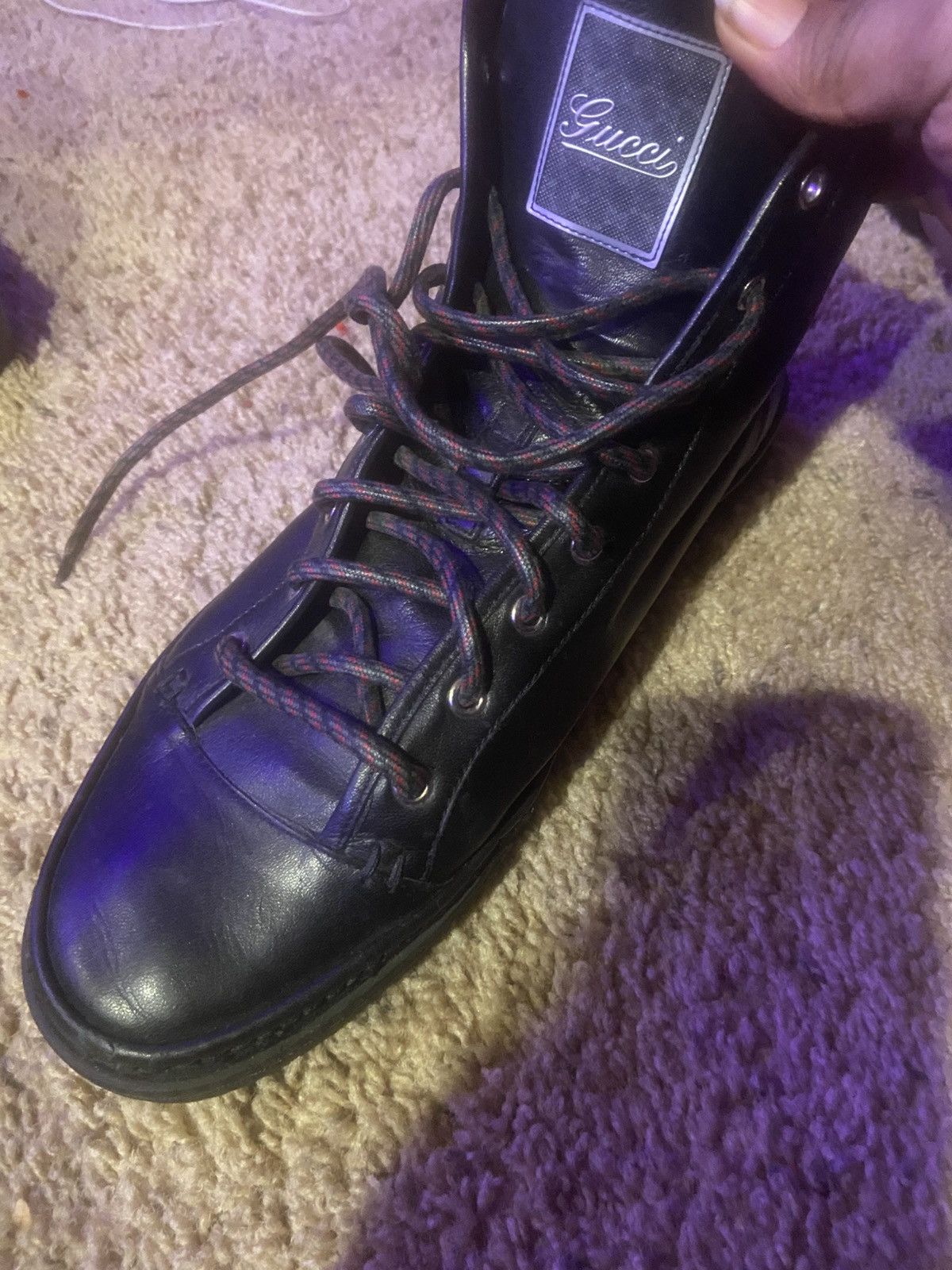Gucci gucci black zip up ankle boots Size US 10.5 / EU 43-44 - 1 Thumbnail