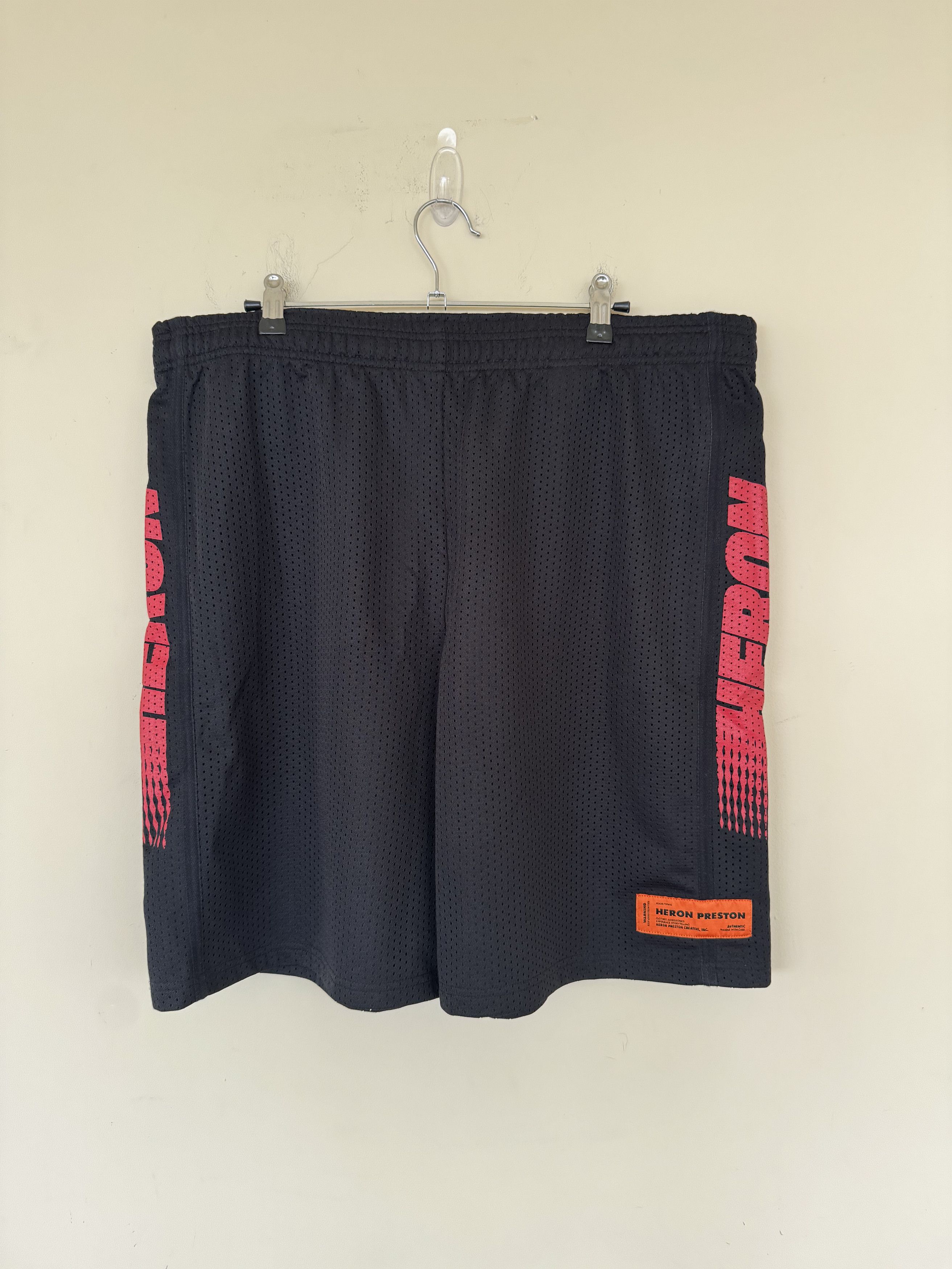 Heron Preston Heron Preston Black Mesh Shorts NWT Size US 32 / EU 48 - 1 Thumbnail