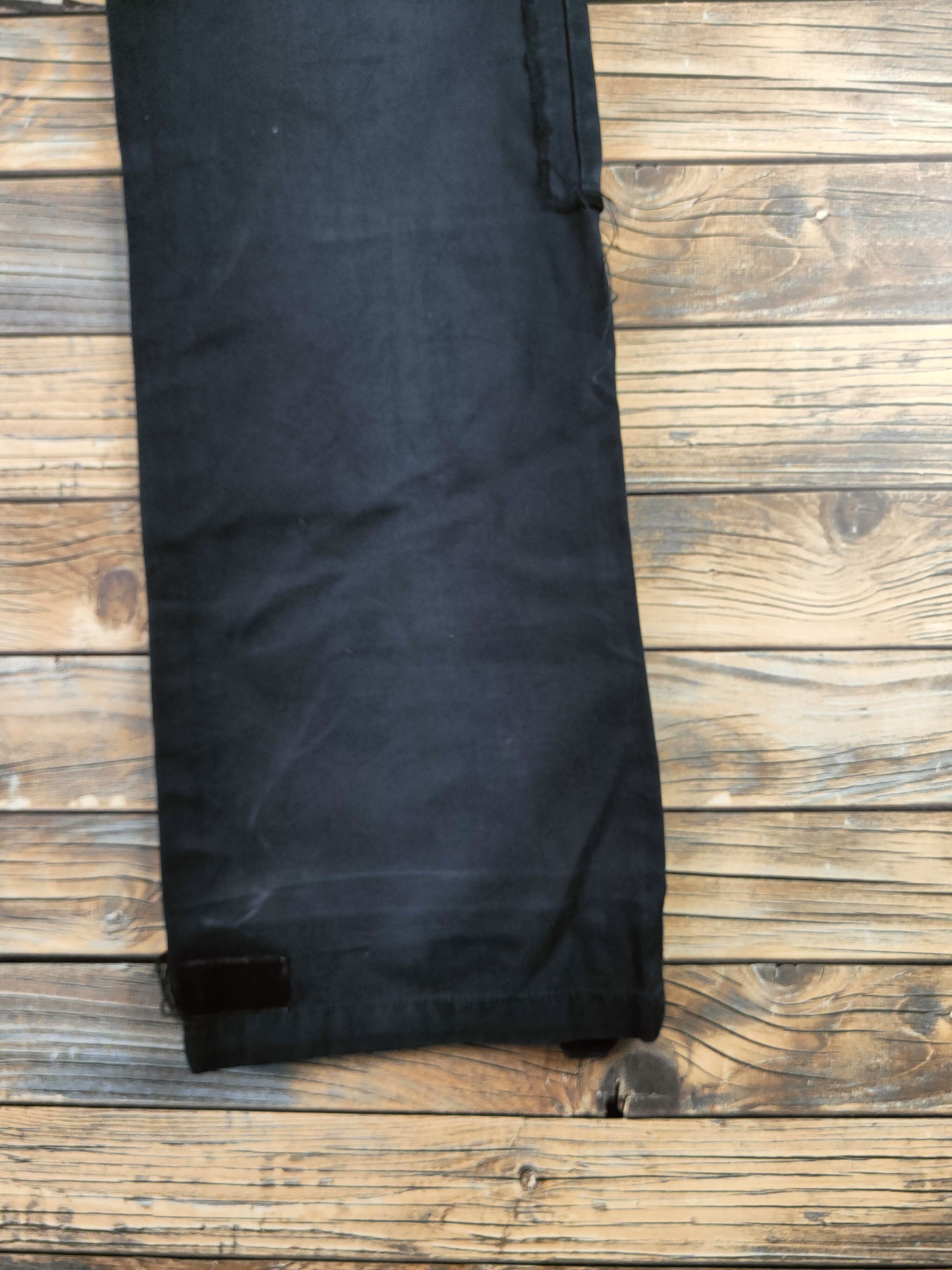Japanese Brand DL Masculo Black Multipocket Cargo Pants #46-364 Size 26" / US 2 / IT 38 - 11 Thumbnail