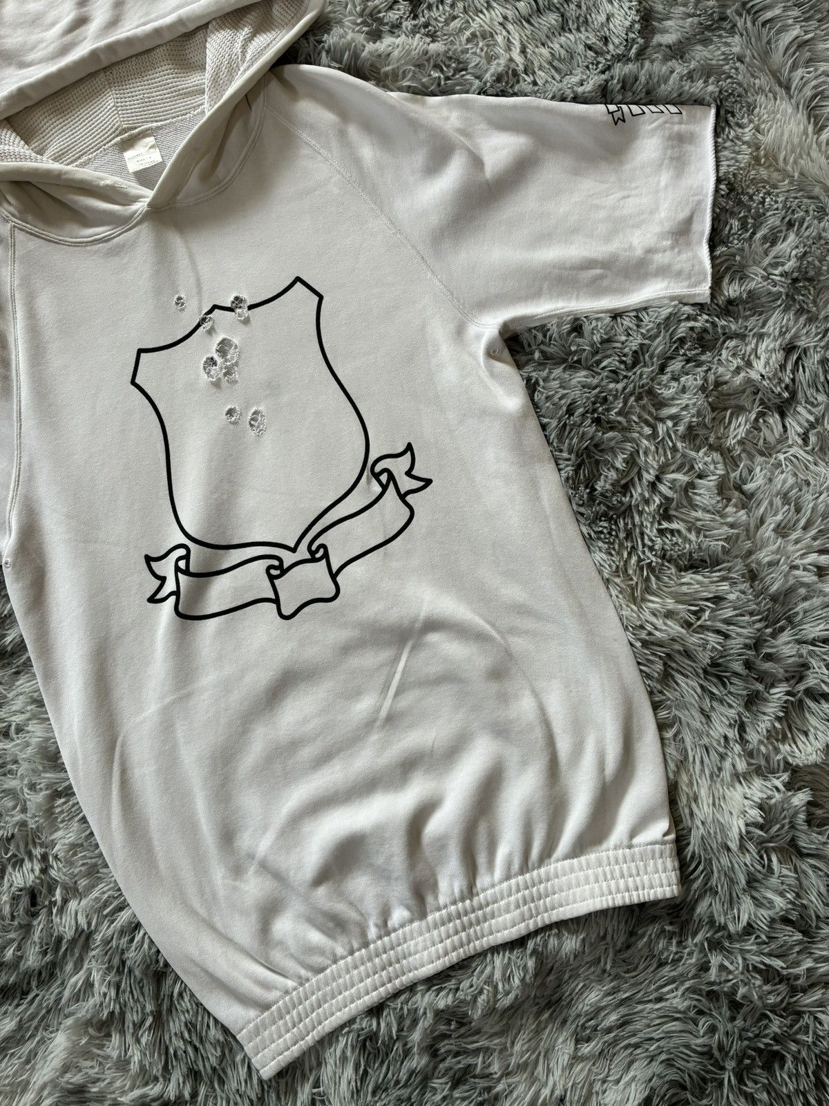 Number (N)ine number (n)ine aw01 short sleeve emblem hoodie Size US L / EU 52-54 / 3 - 3 Thumbnail