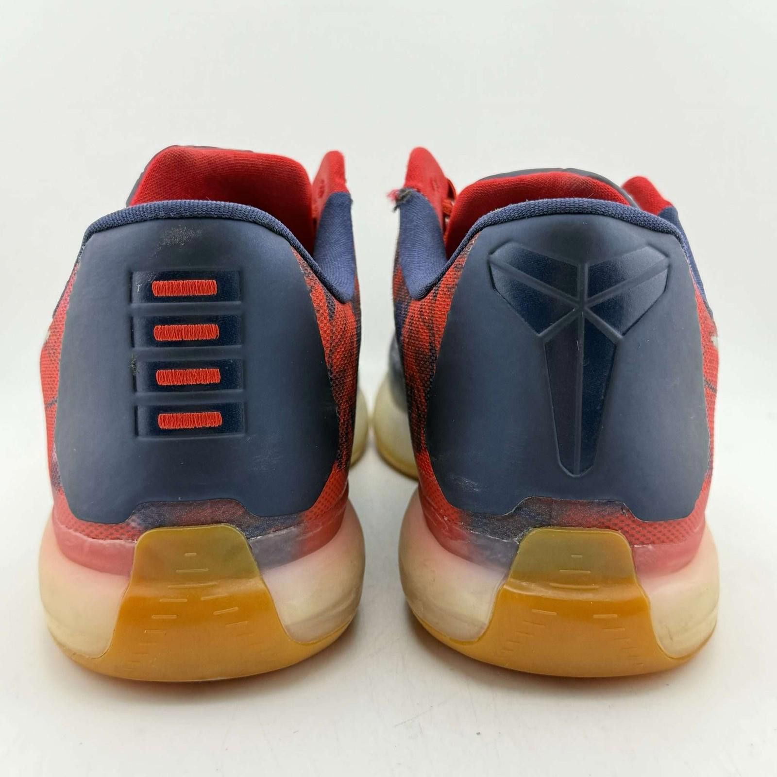 Nike Nike Kobe 10 USA Red White Blue Sneakers US 12 Used No Box Size US 12 / EU 45 - 5 Thumbnail