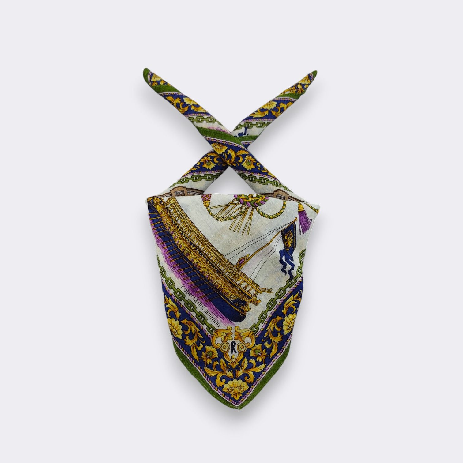 Roberta di Camerino Vintage Roberta di Camerino Handkerchief Neckerchief H083K Size ONE SIZE - 1 Thumbnail
