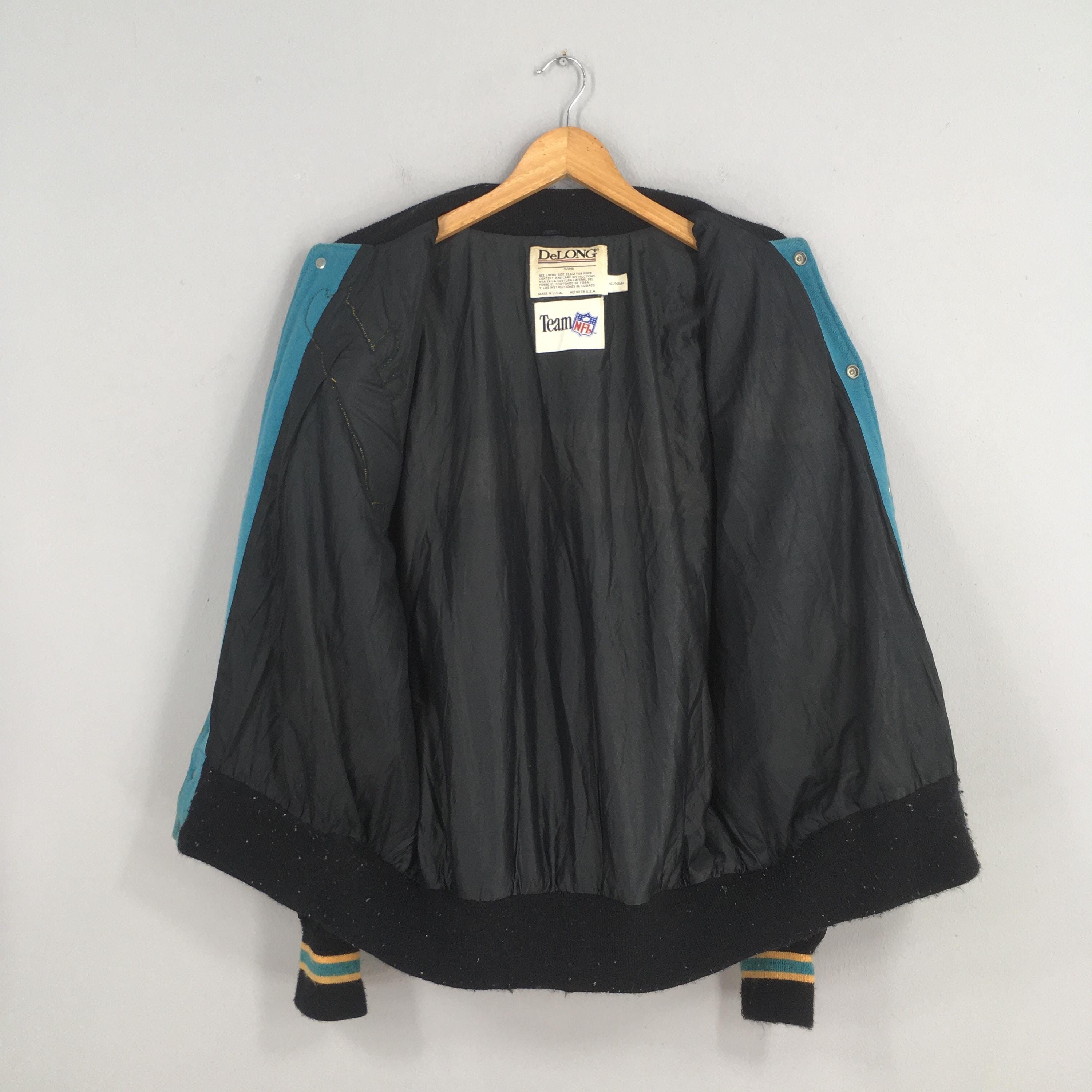 NFL Vintage 90s Miami Dolphins NFL Varsity Jacket XLarge Size US XL / EU 56 / 4 - 6 Thumbnail
