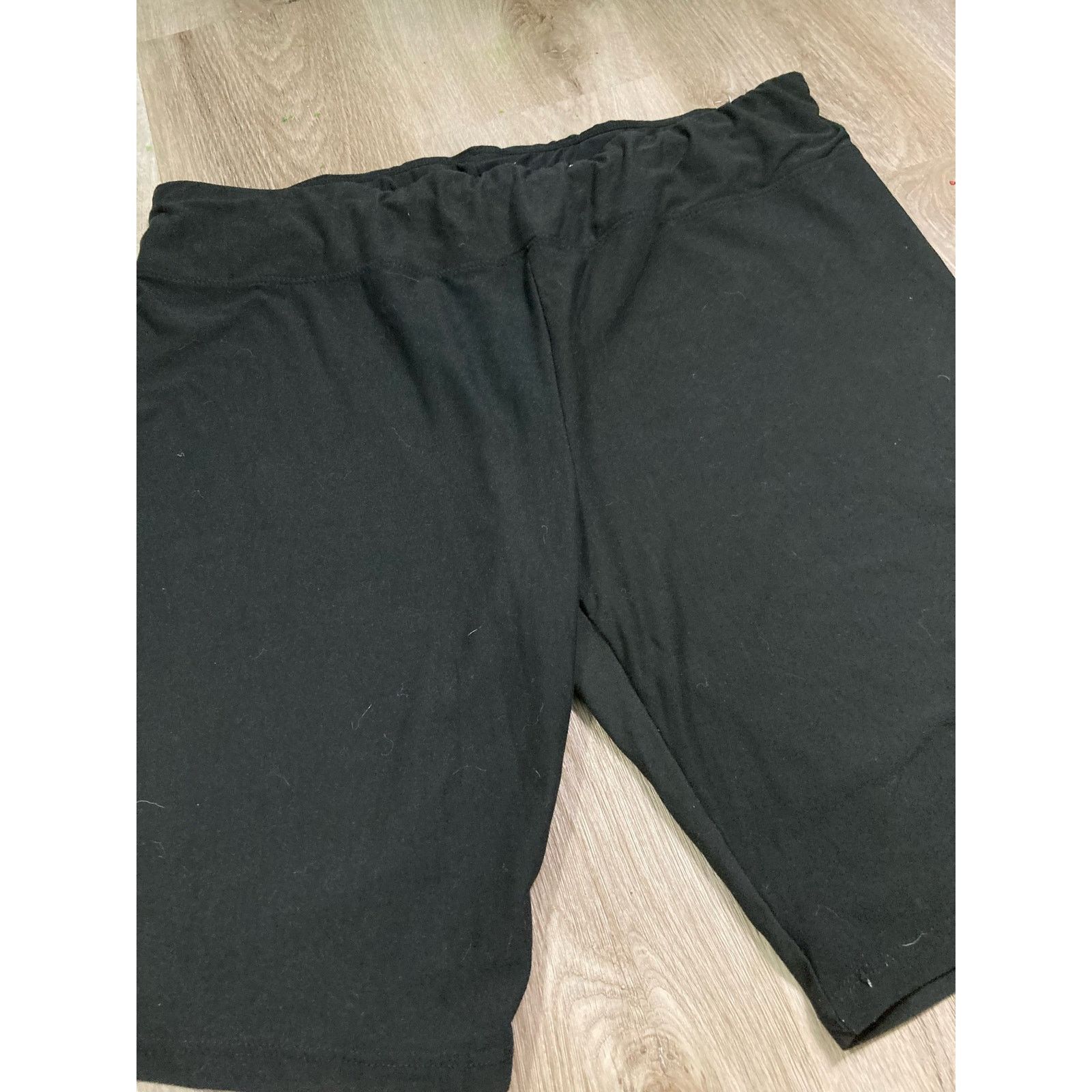 Other Terra & Sky Women's Plus Size 2X Black Stretch Biker Shorts Size 34" / US 12 / IT 48 - 6 Thumbnail