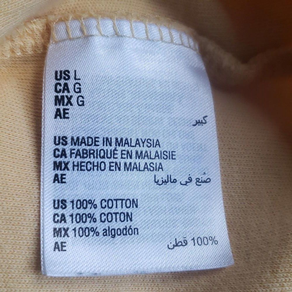 Designer CT544 Karen Scott Ladies Yellow Round Neck Top L Size L / US 10 / IT 46 - 4 Thumbnail