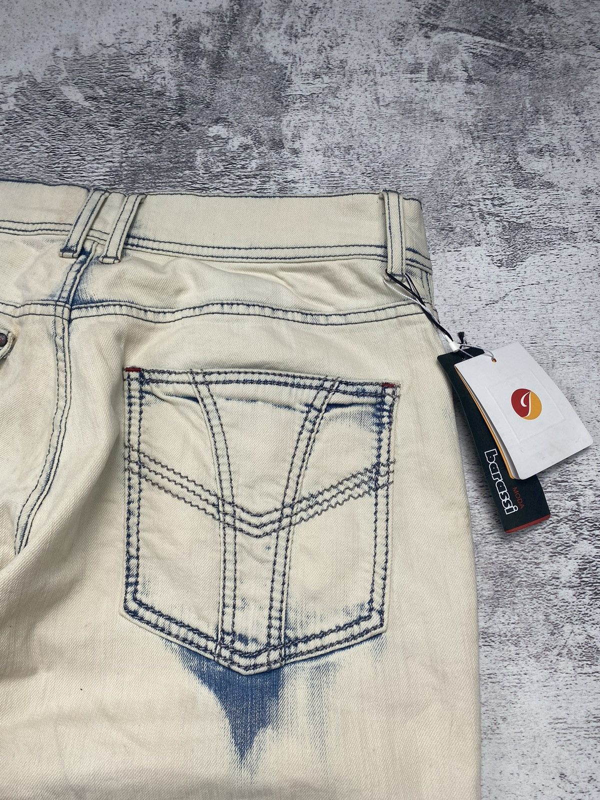 Japanese Brand Vintage Very Rare Barassi Made In Japan Tie Dye Y2K Jeans Size US 34 / EU 50 - 6 Thumbnail
