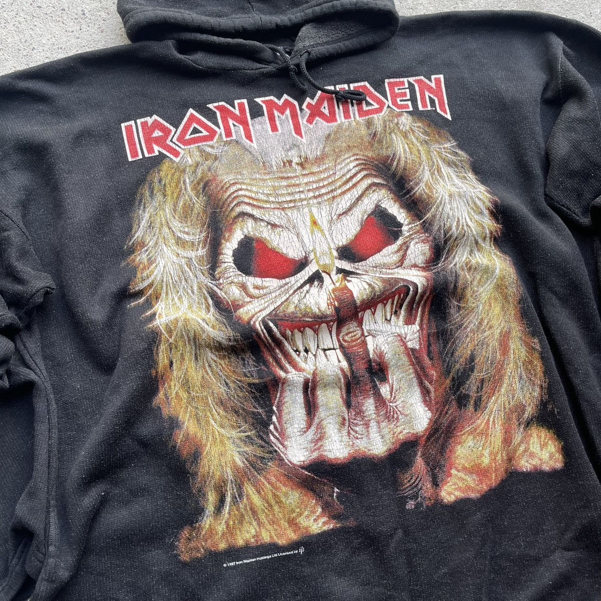 Band Tees × Vintage Vintage 1997 Iron Maiden metal collection wear washed Size US M / EU 48-50 / 2 - 2 Thumbnail