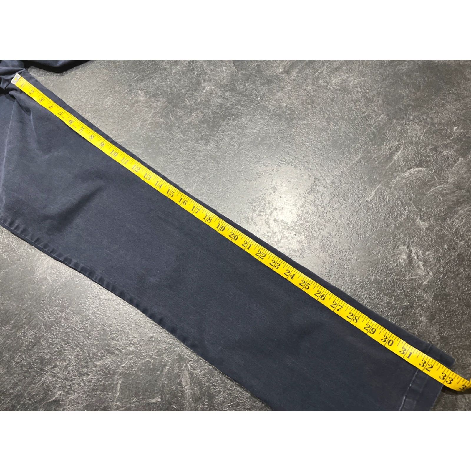 Gap Gap Chinos Pants Men's 29 x 34 Slim Fit Tapered Blue Canvas Casual Workwear Size US 29 - 7 Thumbnail