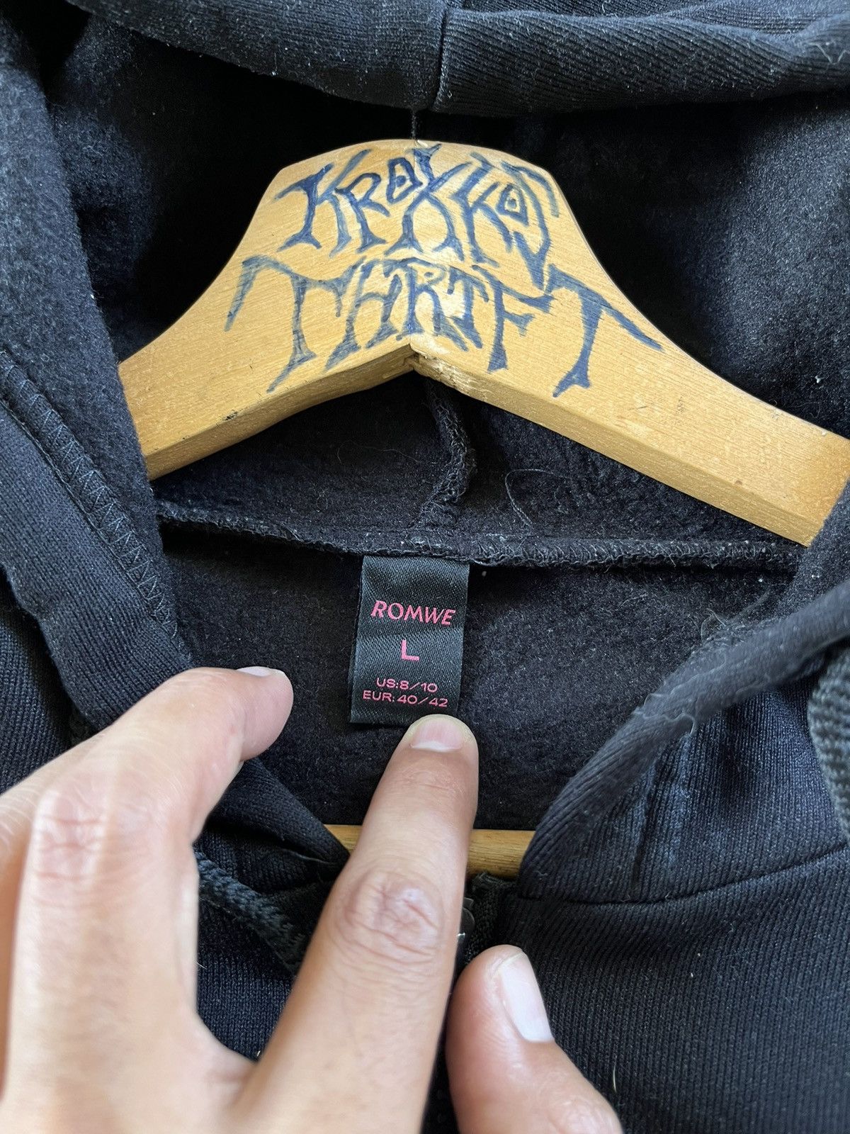 Designer × Japanese Brand 🔥RARE🔥Lomwe Metal Rock Punk Zipper Hoodie Size US L / EU 52-54 / 3 - 4 Thumbnail