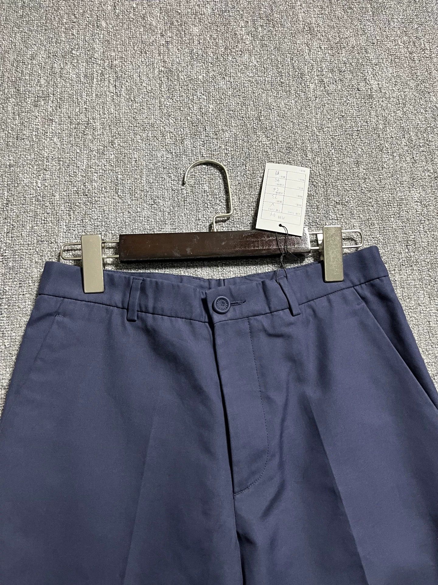 Dior Dior Men's 44 Navy Blue Cuffed Cropped Chino 23FW Size US 28 / EU 44 - 3 Thumbnail