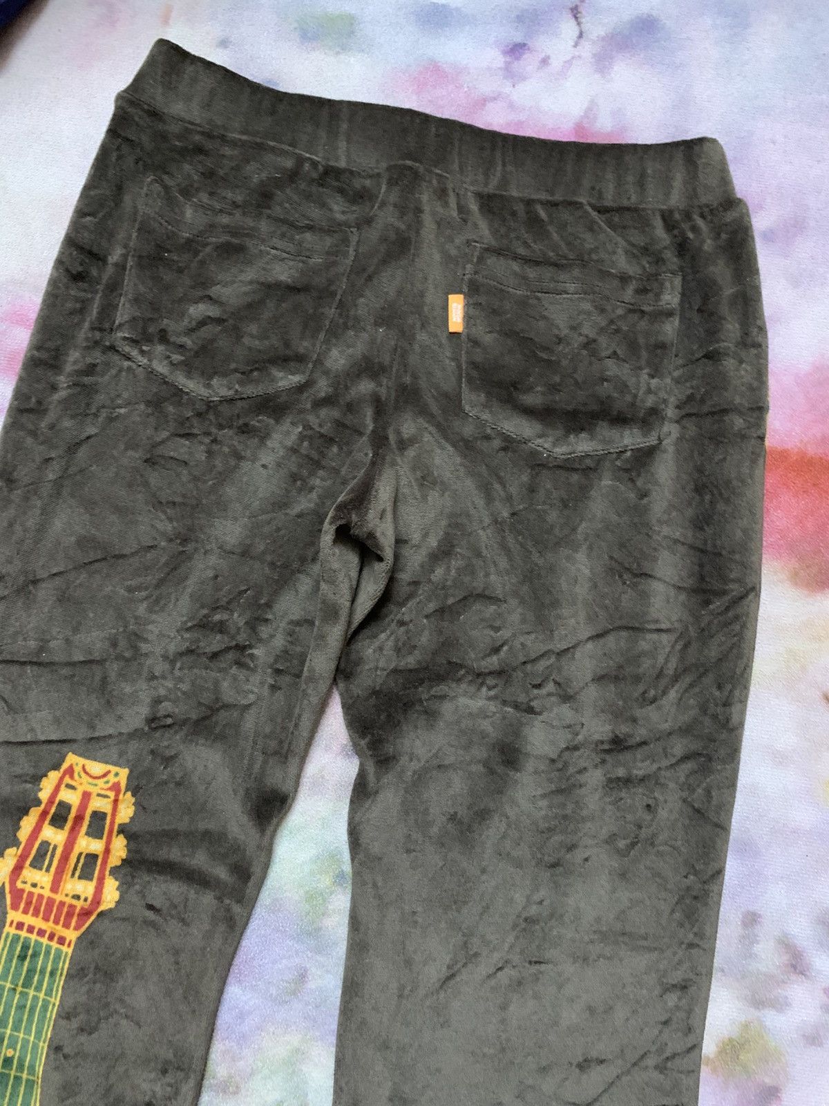 Japanese Brand Japanese Brand MESH MANIA Velour Flare Pants Size 30" / US 8 / IT 44 - 5 Thumbnail