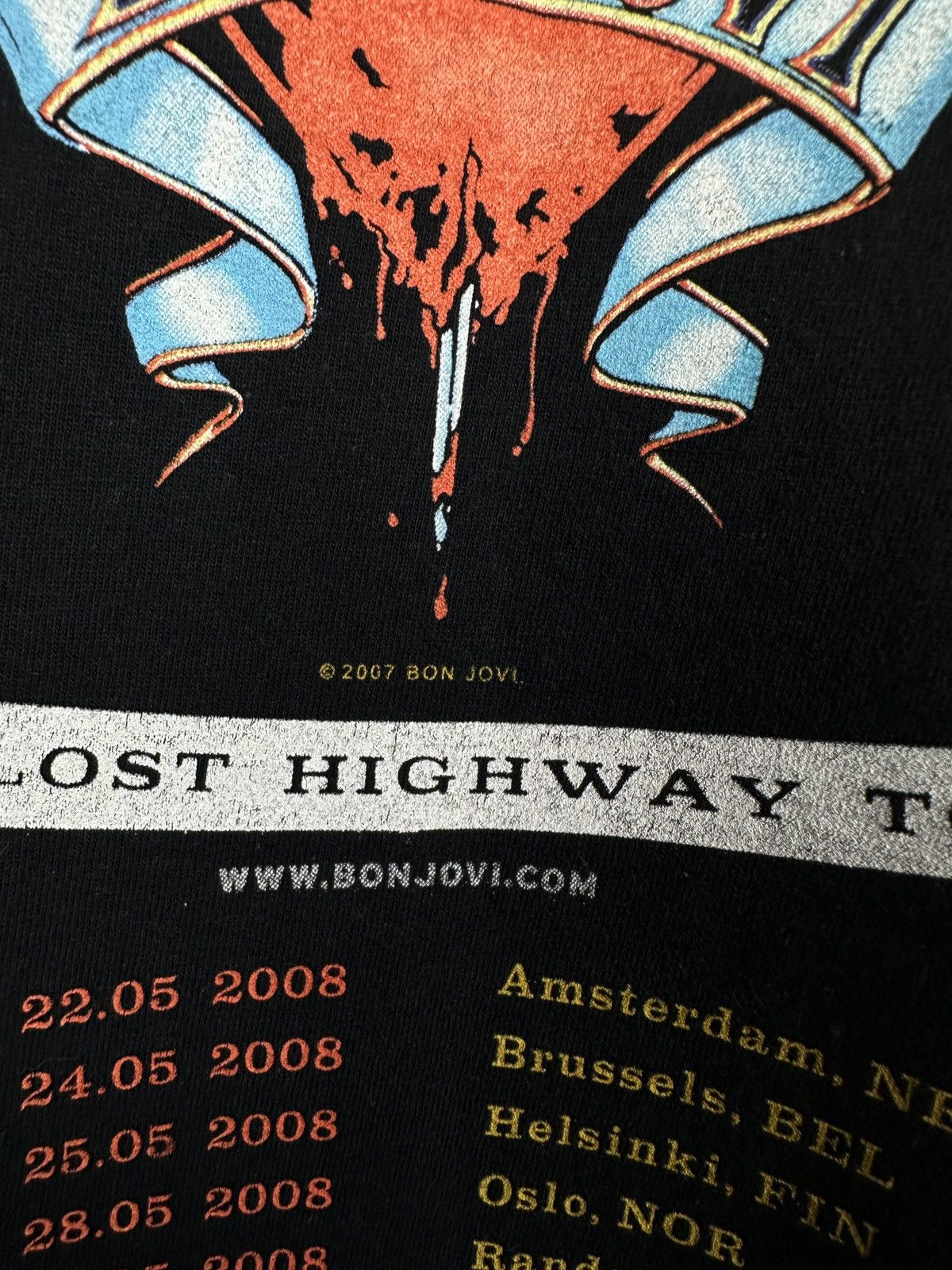 Band Tees Vintage Bon Jovi The Lost Highway Rock Band T Shirt Tee Size US L / EU 52-54 / 3 - 12 Thumbnail