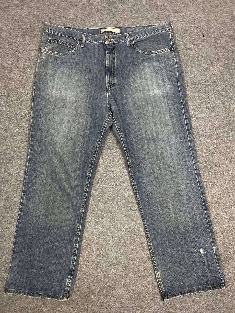 Lee vintage lee relaxed straight leg distressed denim Size US 43 - 6 Thumbnail