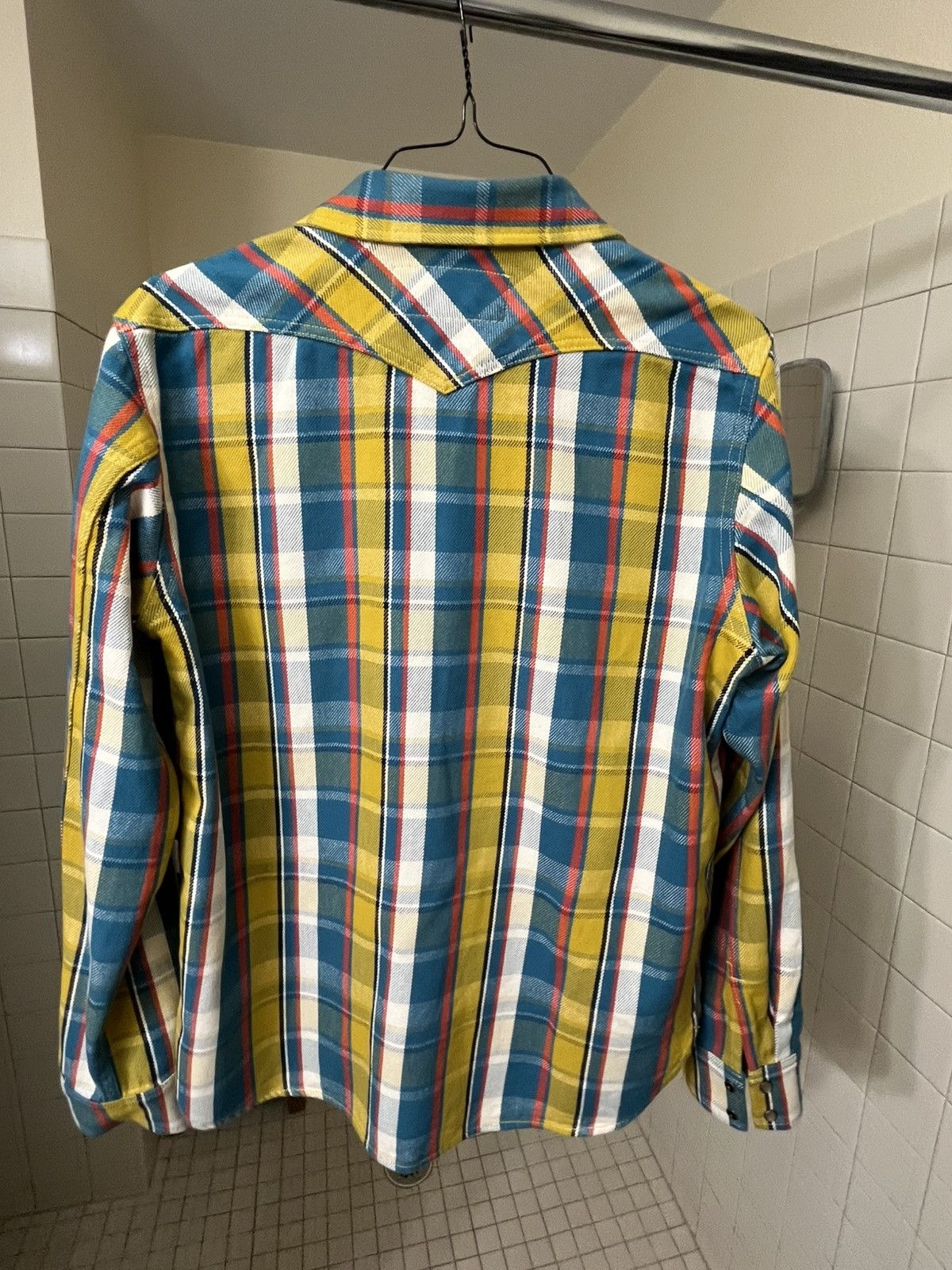 Rogue Territory Yellow Selvedge Denim Shirt Size US XL / EU 56 / 4 - 2 Thumbnail