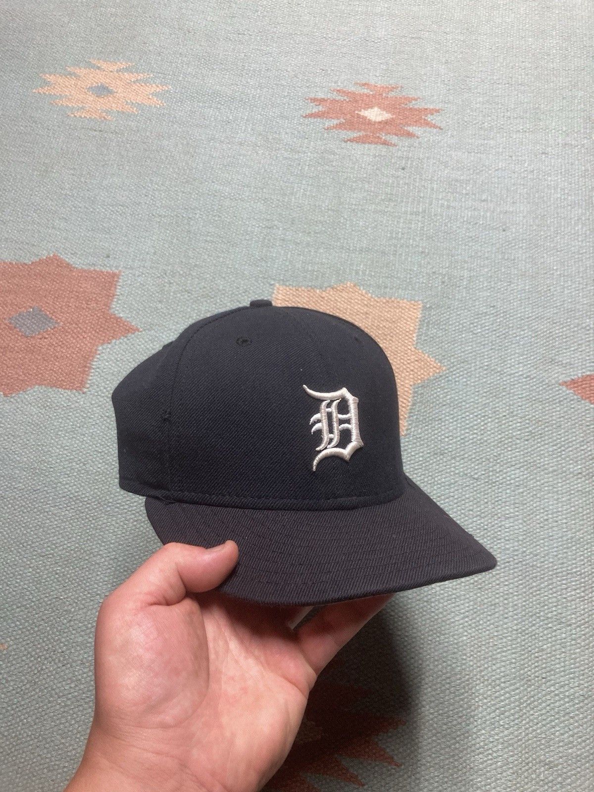 Vintage Authentic Detroit Tigers 7 3/8 New Era 59Fifty Fitted Hat Size ONE SIZE - 1 Thumbnail