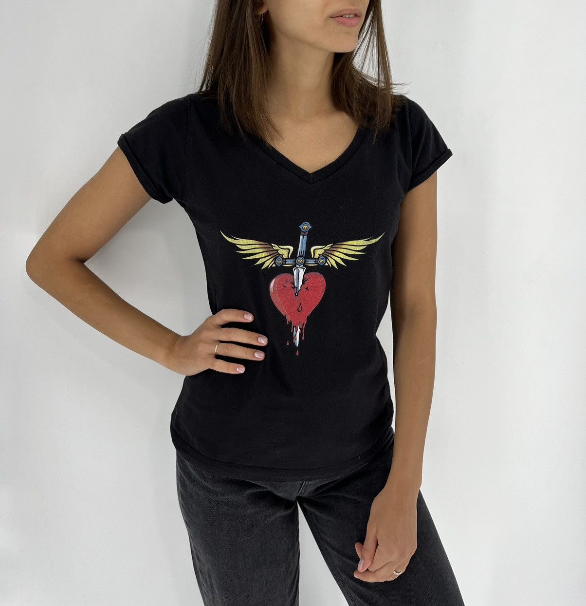 Band Tees VINTAGE BON JOVI BAND TEE Size M / US 6-8 / IT 42-44 - 6 Thumbnail