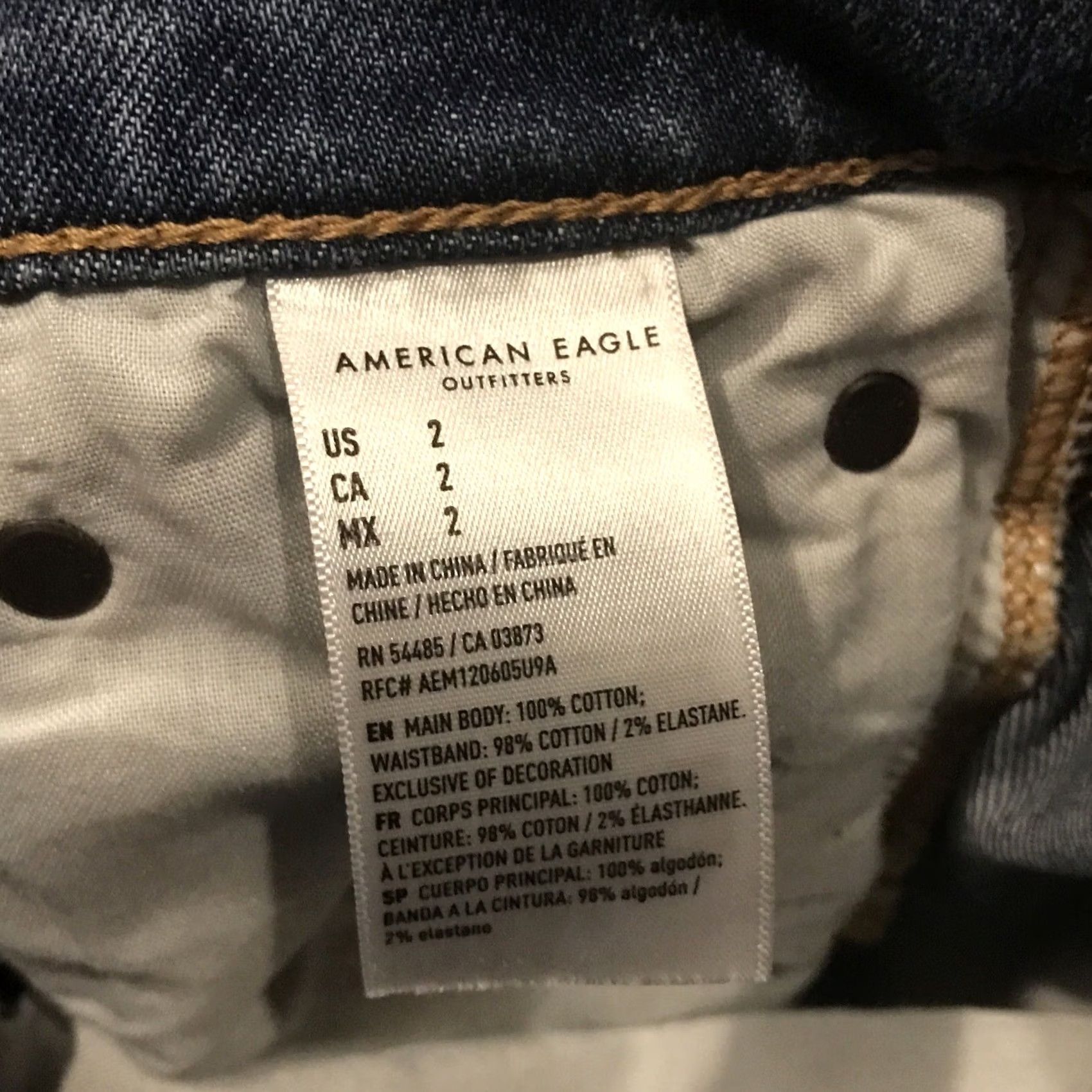 American Eagle Outfitters American Eagle Womens 905 Boyfriend Shorts Size 2 Blue Denim A47 Size 26" / US 2 / IT 38 - 4 Thumbnail