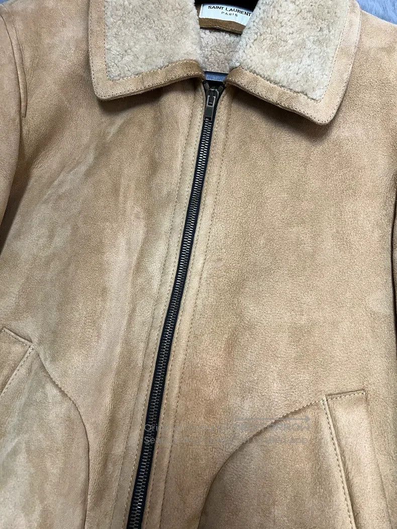Saint Laurent Paris Saint Laurent Paris Leather and Fur Integrated Biker Jacke Size US S / EU 44-46 / 1 - 4 Thumbnail