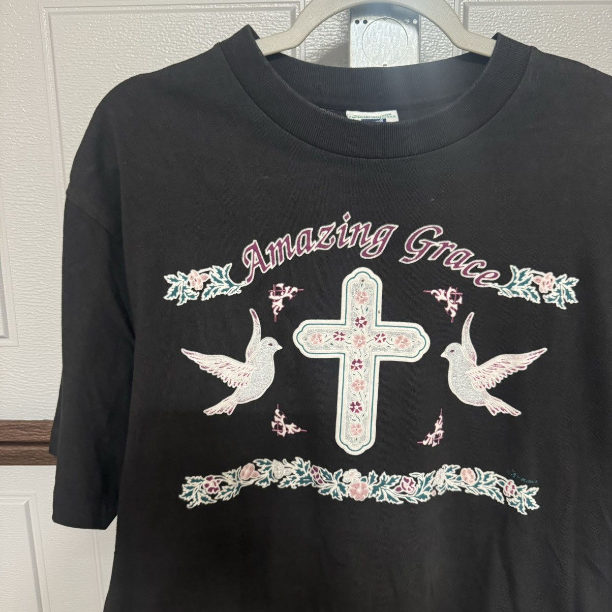 Vintage Vintage Amazing Grave Jesus God Religion Tee L Size US L / EU 52-54 / 3 - 3 Thumbnail