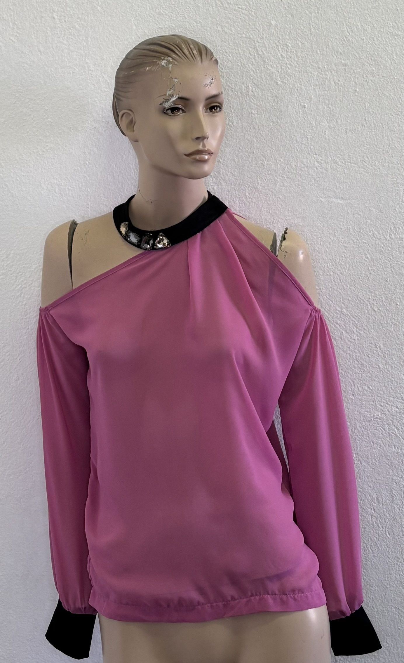 Miss Sixty Miss Sixty Off-the-Shoulder Blouse Size S Size S / US 4 / IT 40 - 1 Thumbnail