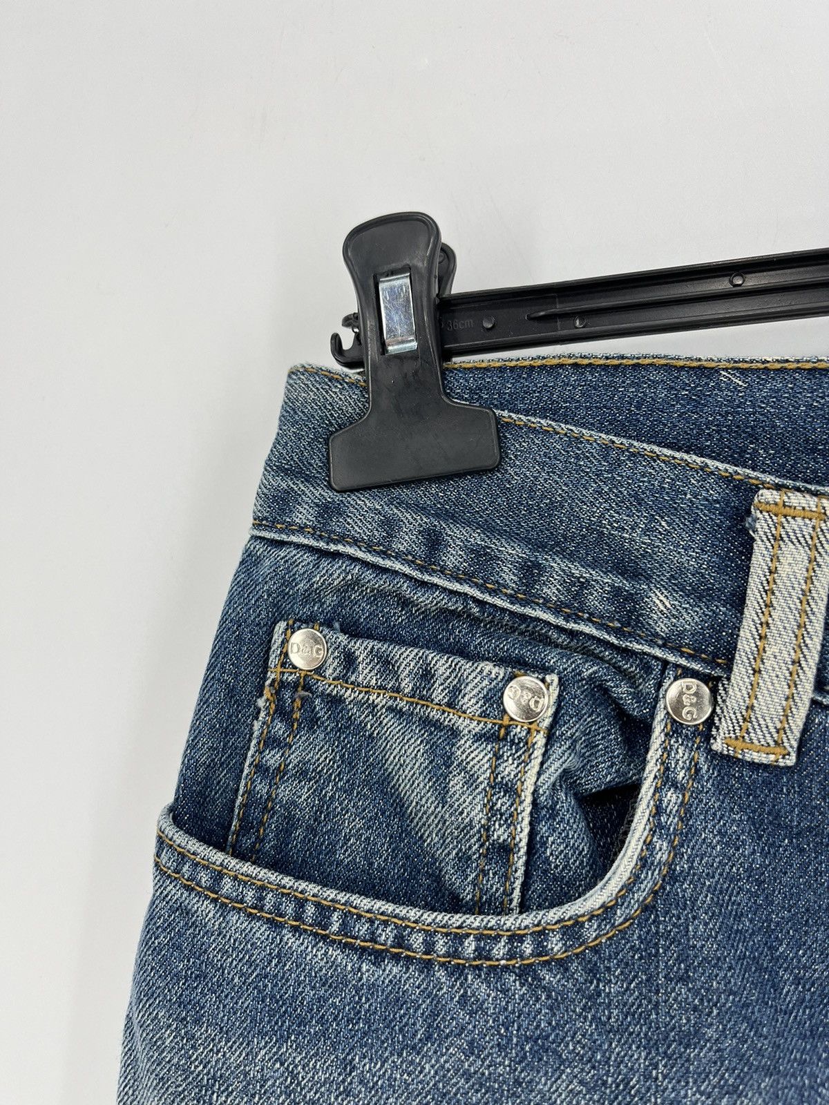 Dolce & Gabbana Vintage Dolce Gabbana Big Logo Distressed Denim Jeans W29 Size US 29 - 6 Thumbnail