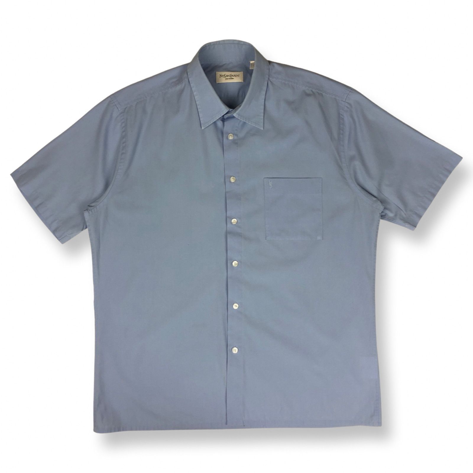 Yves Saint Laurent YSL Logo Shirt Size US L / EU 52-54 / 3 - 1 Thumbnail