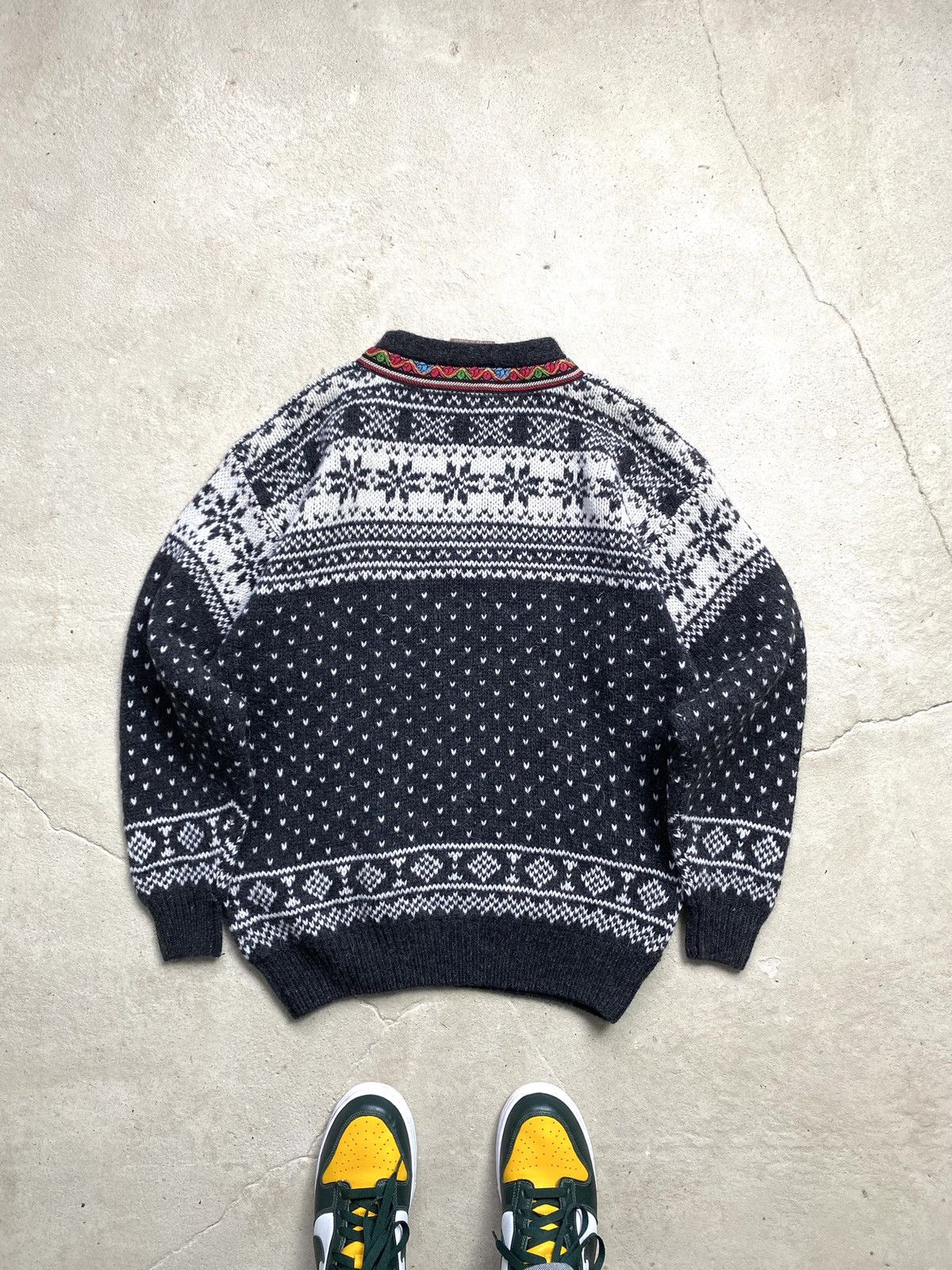 Vintage Vintage Christiania Wool Nordic Sweater Cardigan Jacket Size US M / EU 48-50 / 2 - 10 Thumbnail