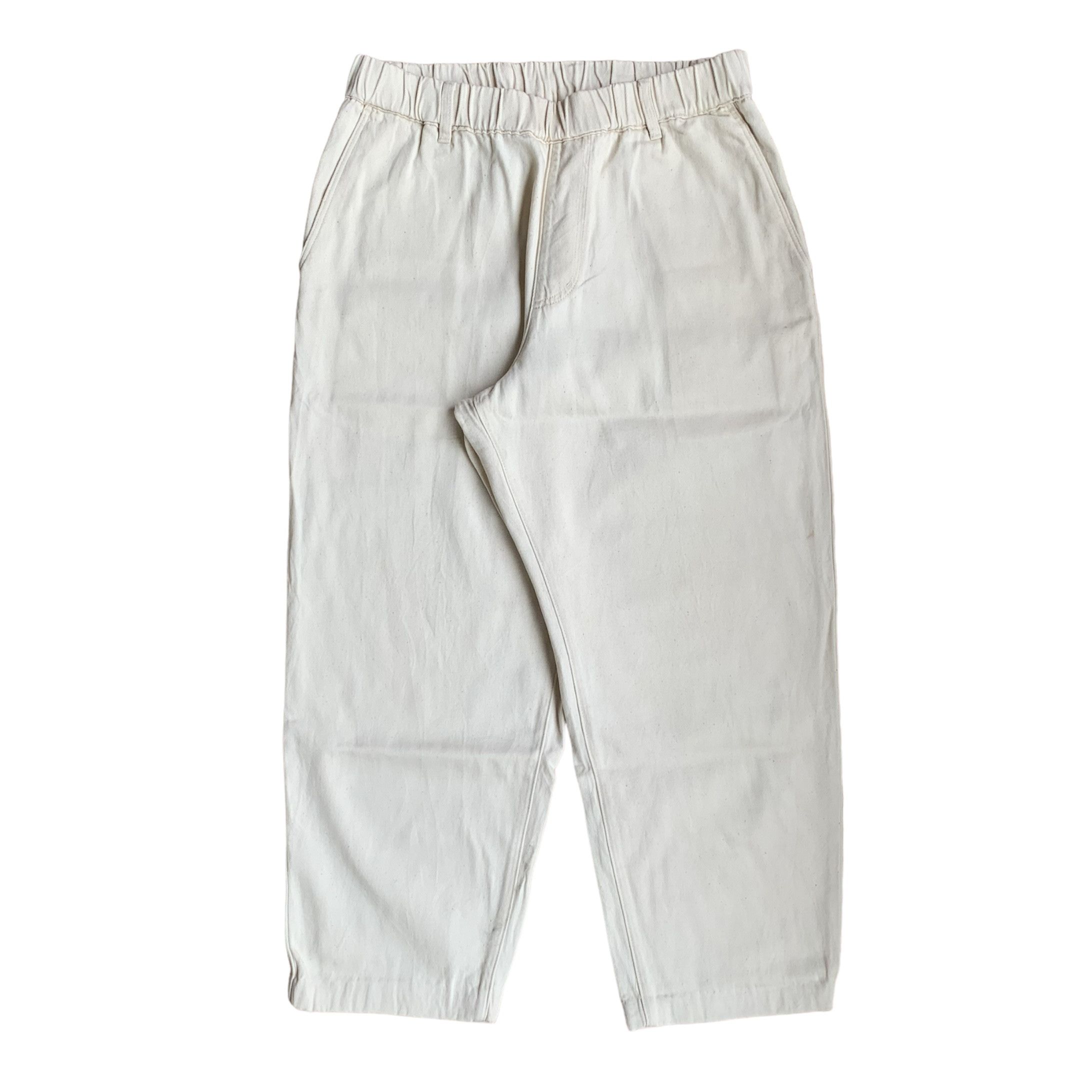 image of Seditionaries Muji Relax Pants in White Milk, Men's (Size 31)