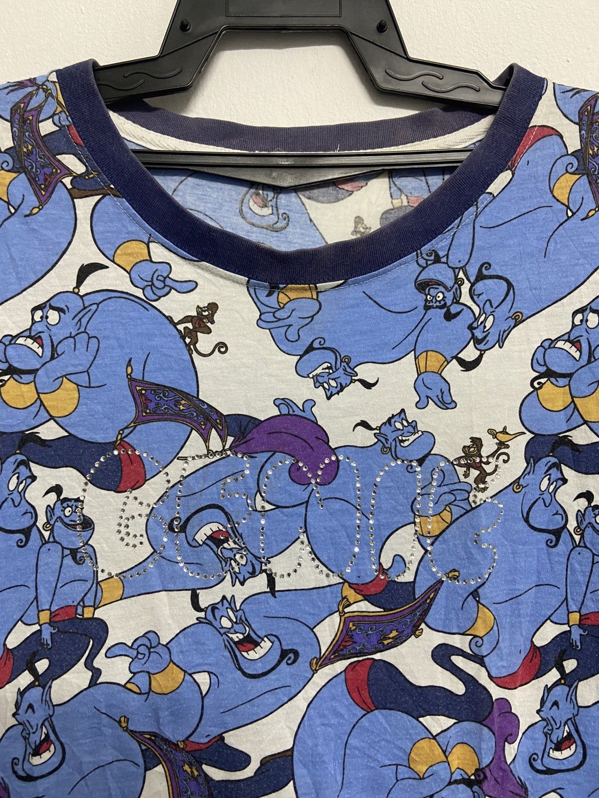 Disney Vintage Disney Aladdin Genie All Over Print Tee Size US M / EU 48-50 / 2 - 2 Thumbnail