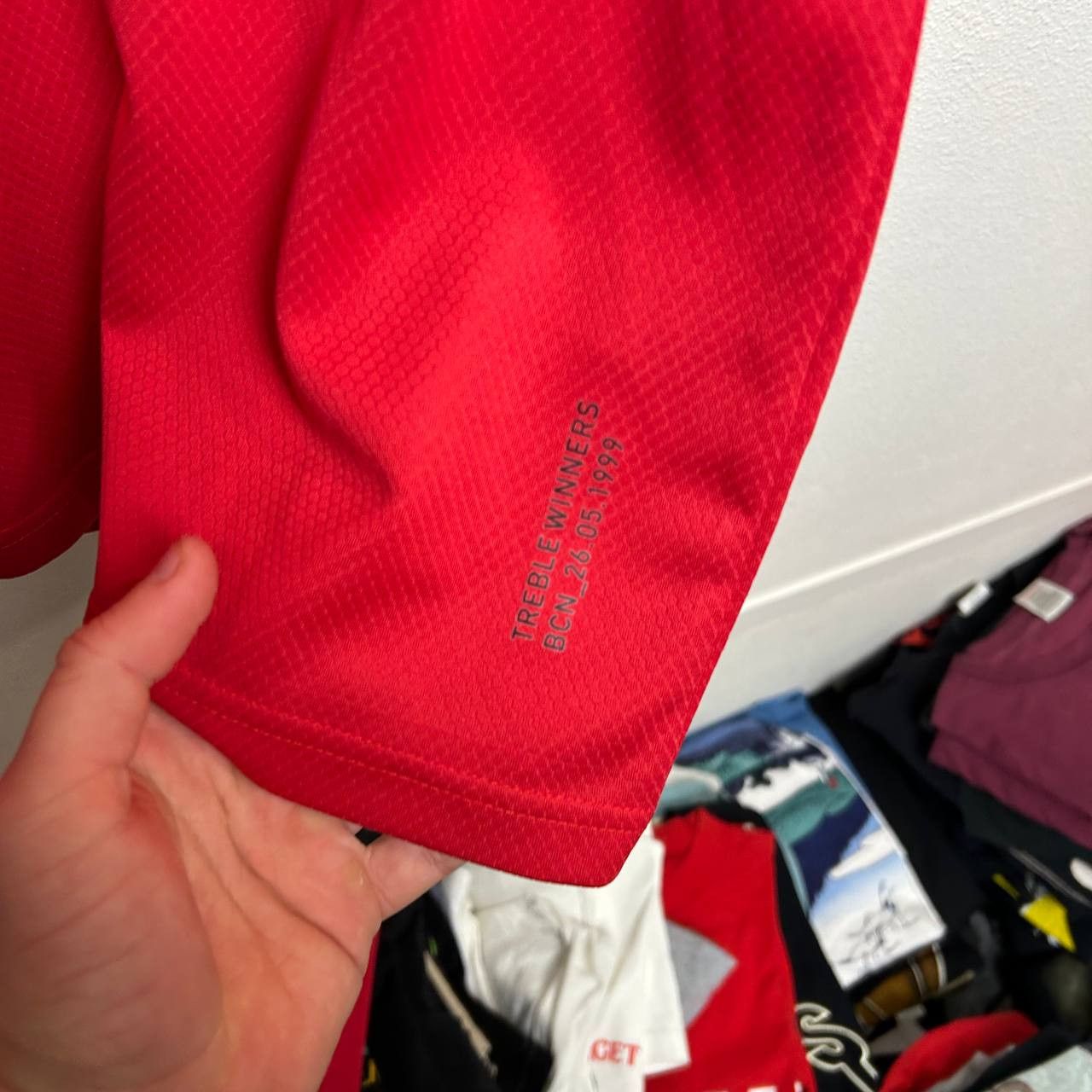 Adidas Mens Adidas Manchester United Chevrolet 2019 soccer jersey Size US XXL / EU 58 / 5 - 10 Thumbnail