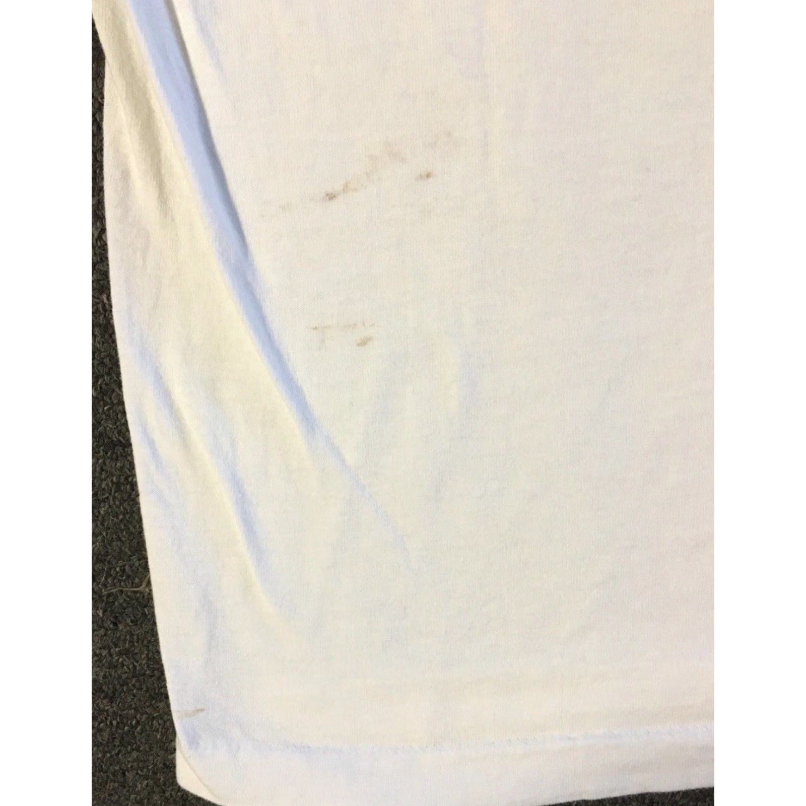Marlboro VINTAGE Marlboro Shirt XL White 90s Cowboy Rodeo T-Shirt Men Short Sleeve USA 80s Grunge Biker Rock Smoke Retro Camels Single Stitch Size US XL / EU 56 / 4 - 7 Thumbnail