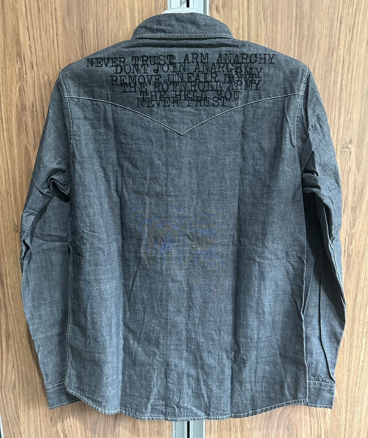 Vanquish JAPANESE BRAND VANQUISH CHAMBRY WESTERN SHIRT Size US L / EU 52-54 / 3 - 2 Thumbnail