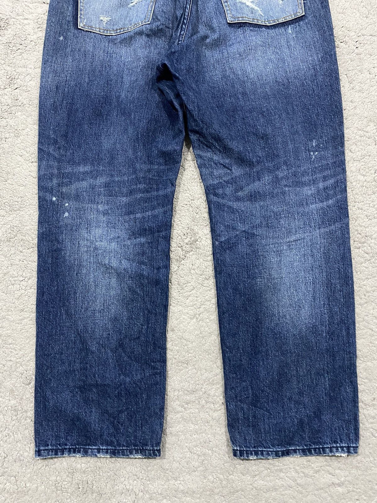 Kapital Global work Patchwork Distressed Style Size US 35 - 13 Thumbnail