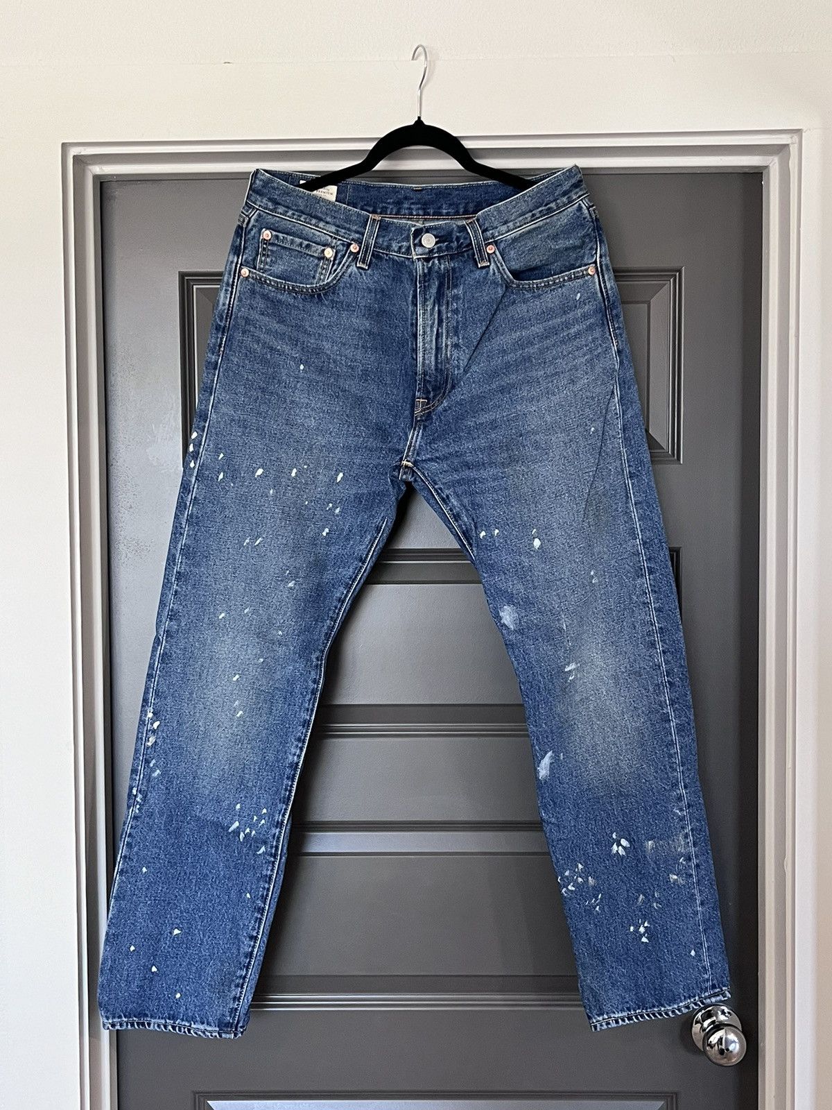 Paint splatter jeans levis outlet