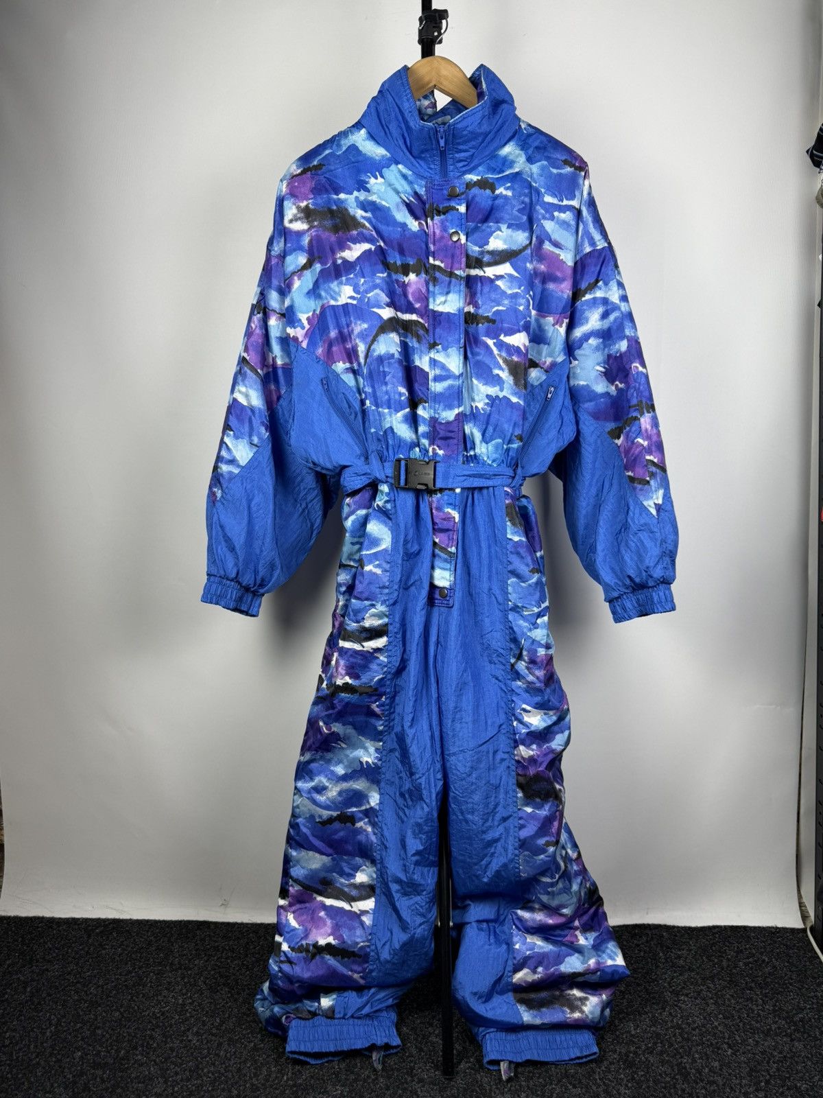 Vintage VINTAGE 90s Outdoor Crazy SKI suit snow Multicolour Size US S / EU 44-46 / 1 - 1 Thumbnail