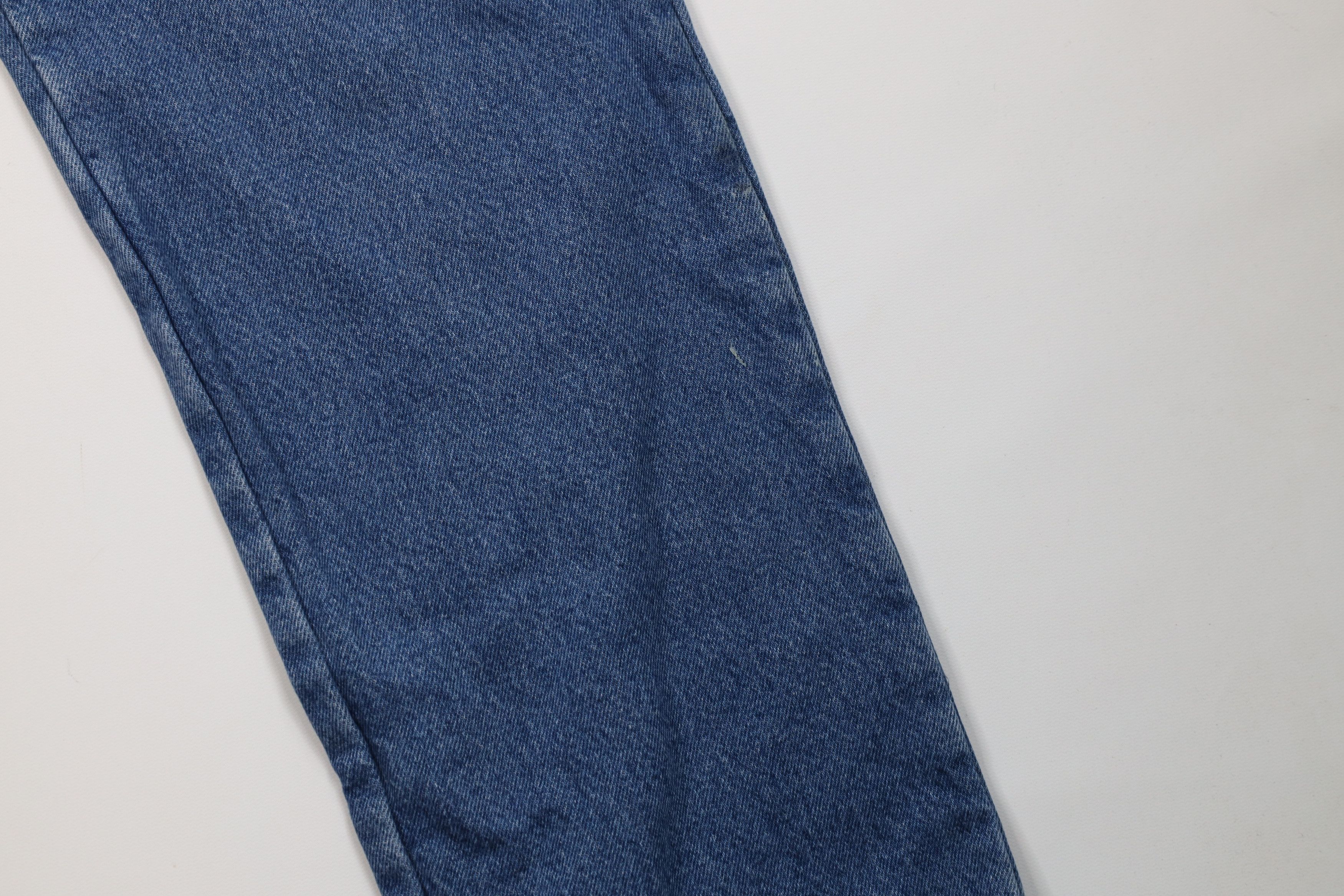 L.L. Bean Vintage 90s Y2K LL Bean Fit Flannel Lined Denim Jeans Blue Size US 34 / EU 50 - 6 Thumbnail