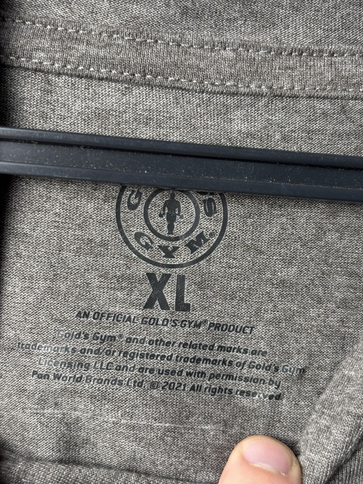 Vintage Gold’s Gym Grey Retro Hoodie XL Size US XL / EU 56 / 4 - 5 Thumbnail