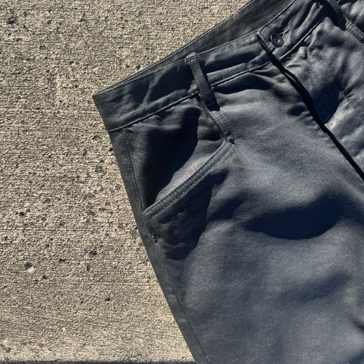 Rick Owens Drkshdw Rick Owens Mastodon Cut Waxed Denim SS17 Size US 29 - 6 Thumbnail