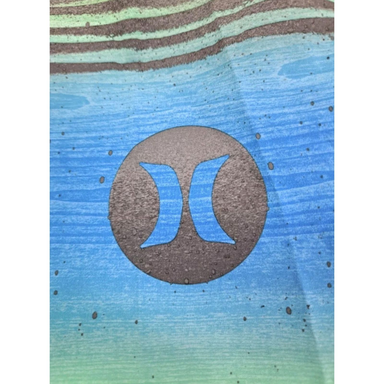 Hurley Hurley Mens Board Shorts Size 34 Striped Phantom Multicolor Beach Quick Dry Back Pocket Drawstring Mens Short Bottom Surfing Navy? Size US 34 / EU 50 - 7 Thumbnail