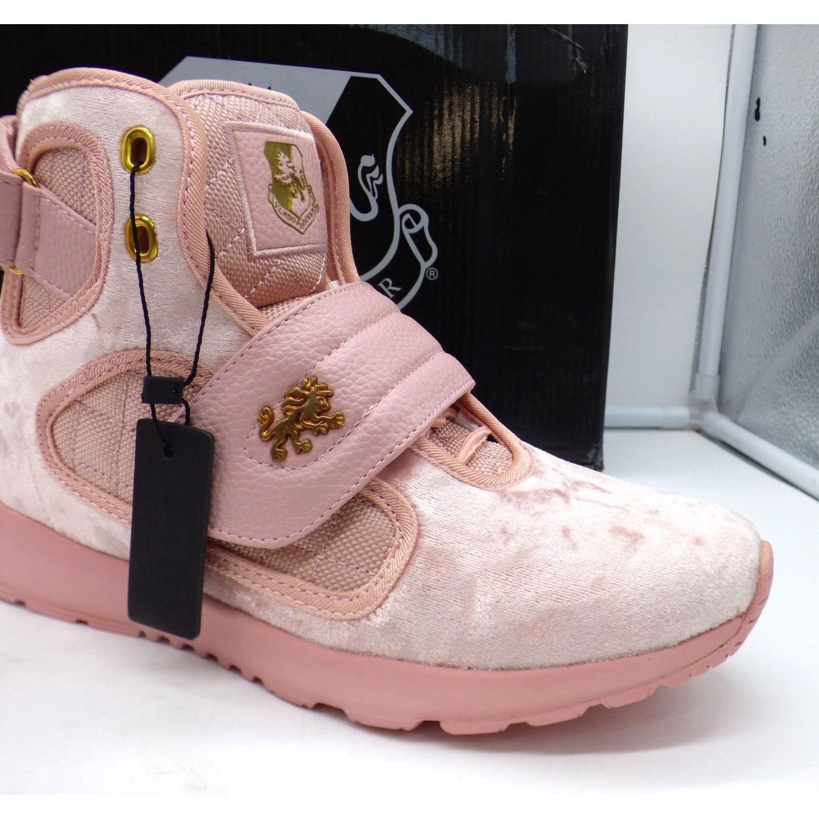 Vlado Vlado Footware Women’s Atlas III Velvet Hi-Top Sneakers, Pi Size US 7 / IT 37 - 12 Thumbnail