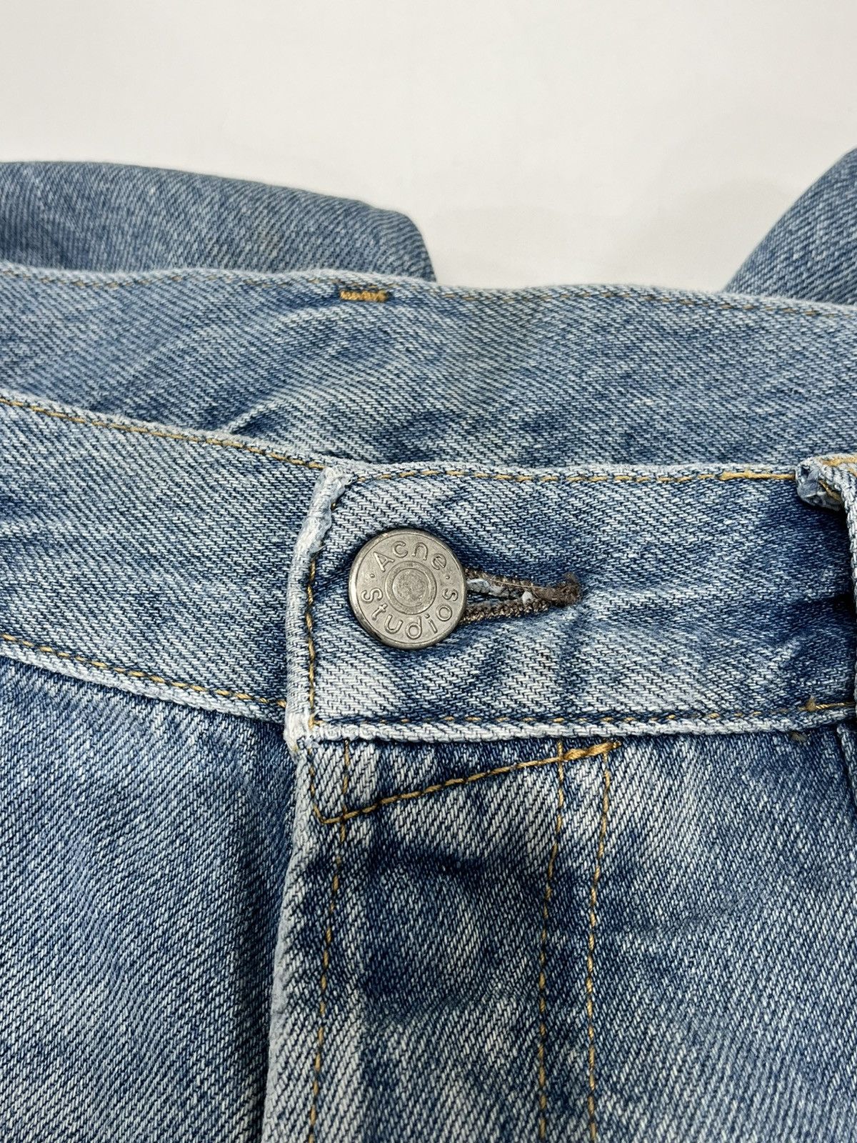 Acne Studios Acne Studios Regular Fit Jeans 2021M Blue Size US 33 - 4 Thumbnail