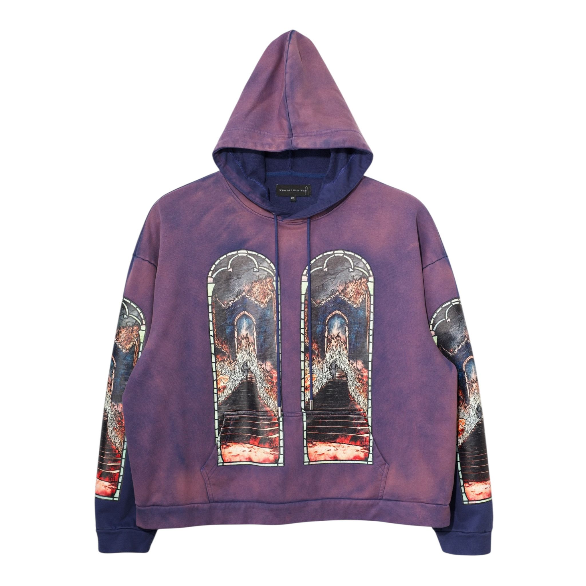 Descent Hooded Sweatshirt Purple