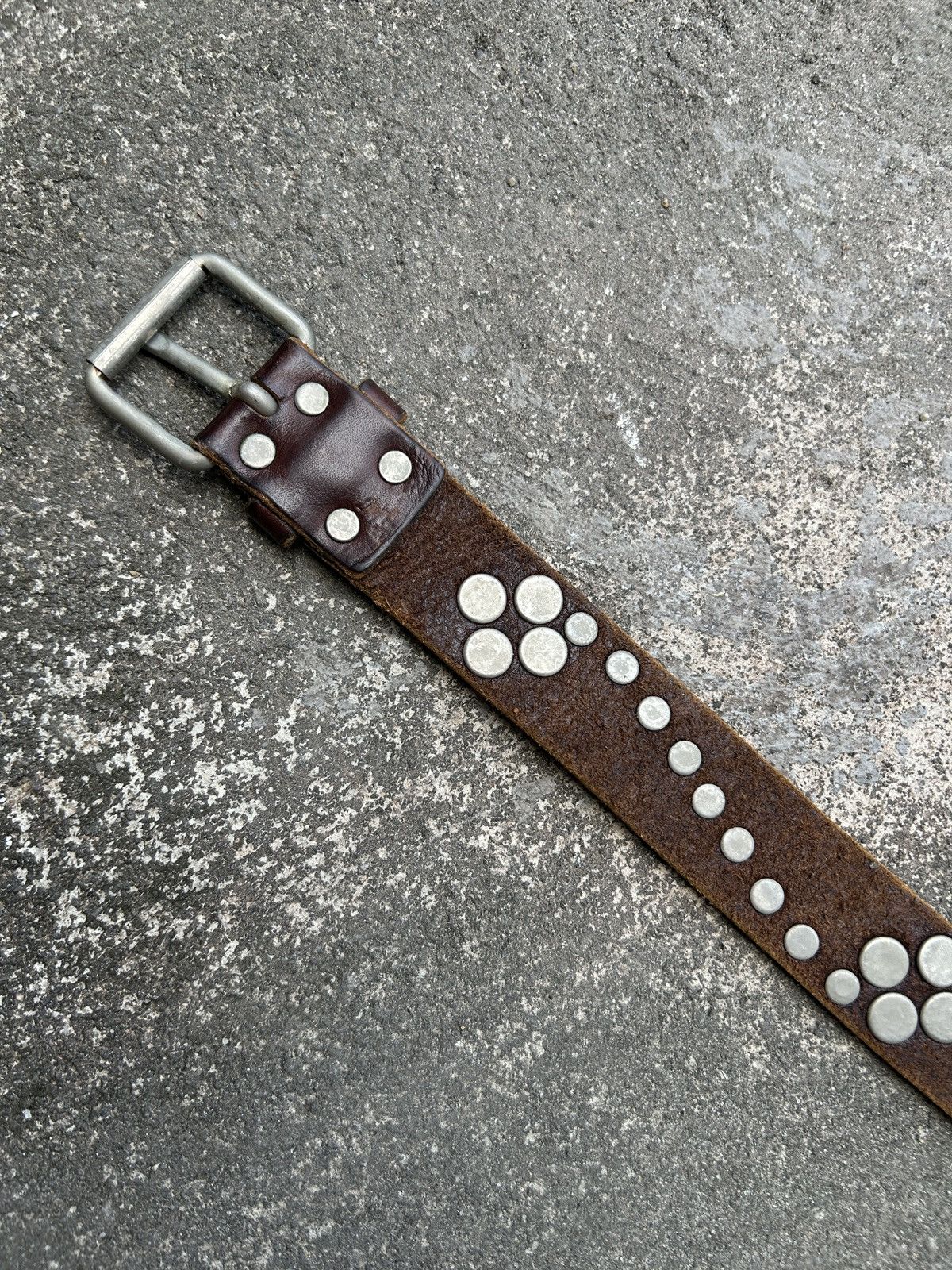 Vintage Vintage studded leather belt (Kapital Style) Size ONE SIZE - 10 Thumbnail