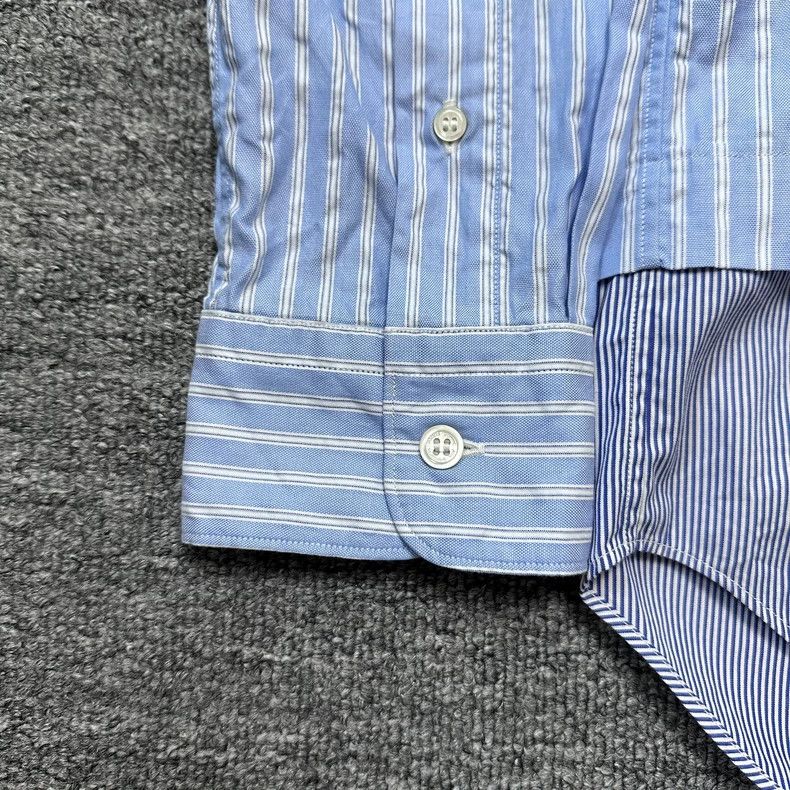Comme des Garcons Comme Des Garcons Striped Patchwork Shirt Size US M / EU 48-50 / 2 - 6 Thumbnail