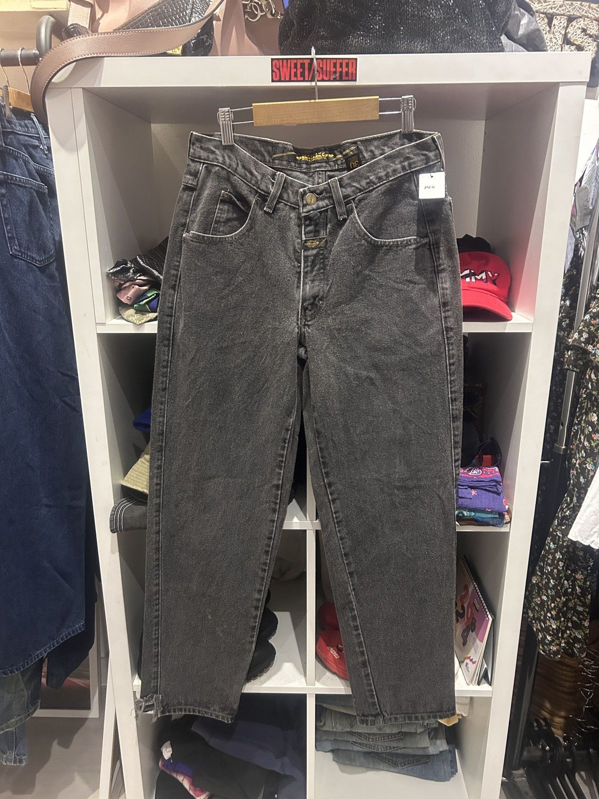 Marithe + Francois Girbaud vintage Marithe Francois Girbaud stone-washed black denim Size US 30 / EU 46 - 1 Thumbnail